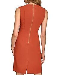 Jewel Neck Sleeveless Dress