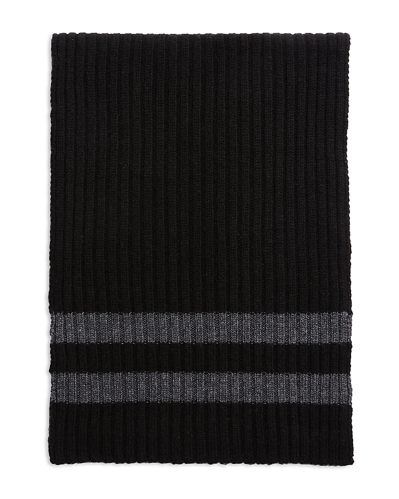The Men's Store at Bloomingdale's Striped Knit Scarf - Exclusive