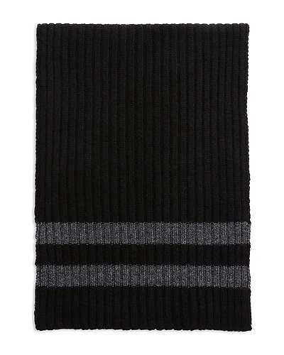 The Men's Store at Bloomingdale's Striped Knit Scarf - Exclusive