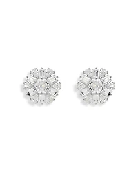 Swarovski Idyllia Crystal Snowflake Stud Earrings