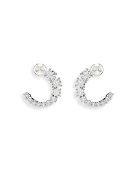 Swarovski Matrix Hoop Earrings
