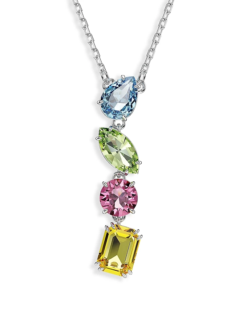 Swarovski Gema Multicolor Crystal Lariat Necklace