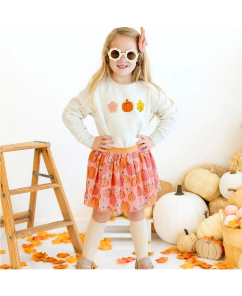 Girls' Pumpkin Fun Patch Sweatshirt - Little Kid, Big Kid