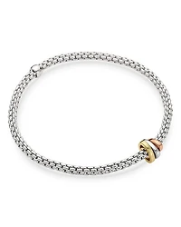 18K Yellow, White & Rose Gold Prima Flex'it Bracelet