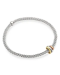 Fope 18K Yellow, White & Rose Gold Prima Flex'it Bracelet