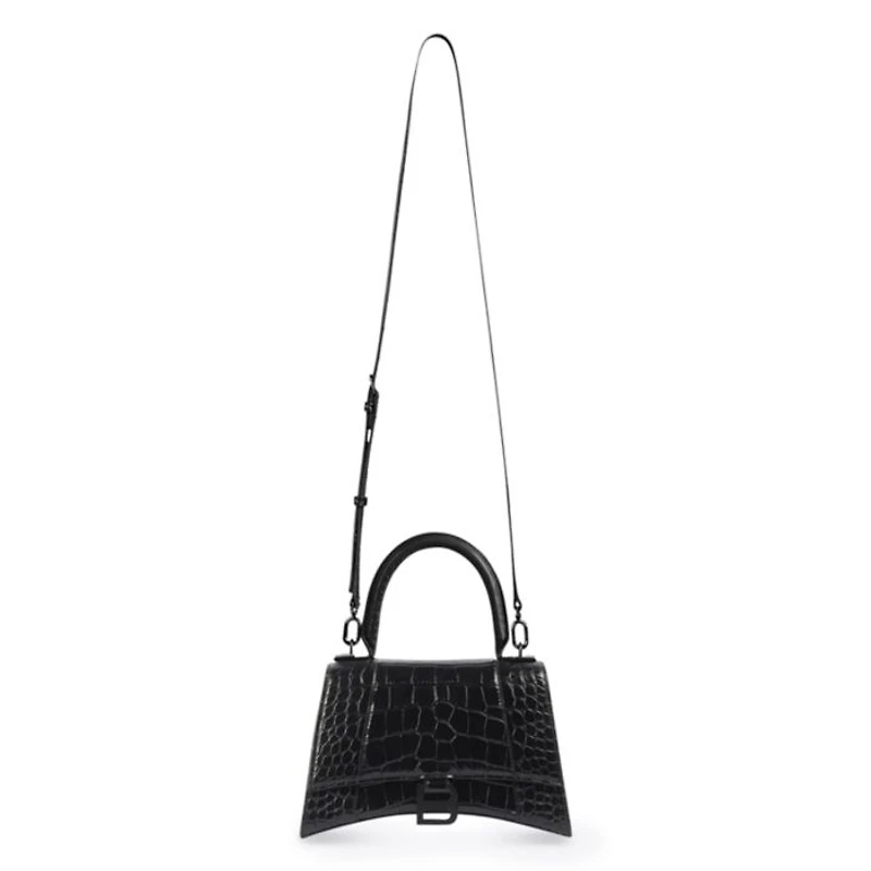 Hourglass XS Handbag Crocodile Embossed