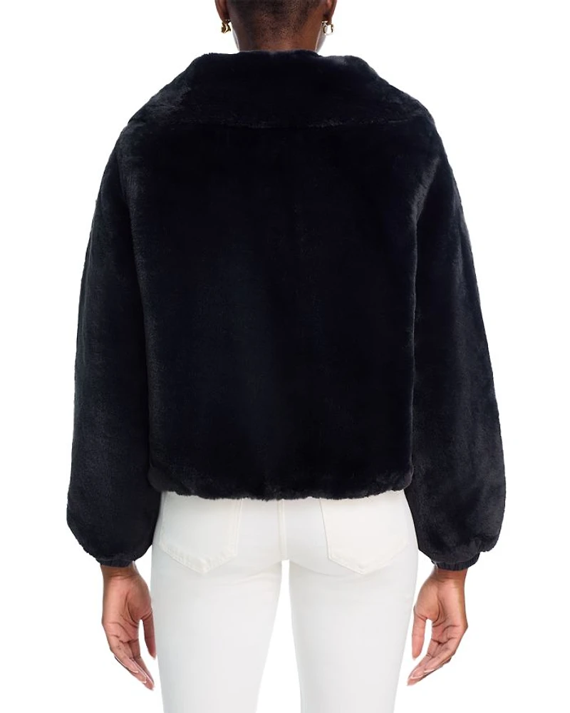 Jeon Reversible Faux Fur Jacket