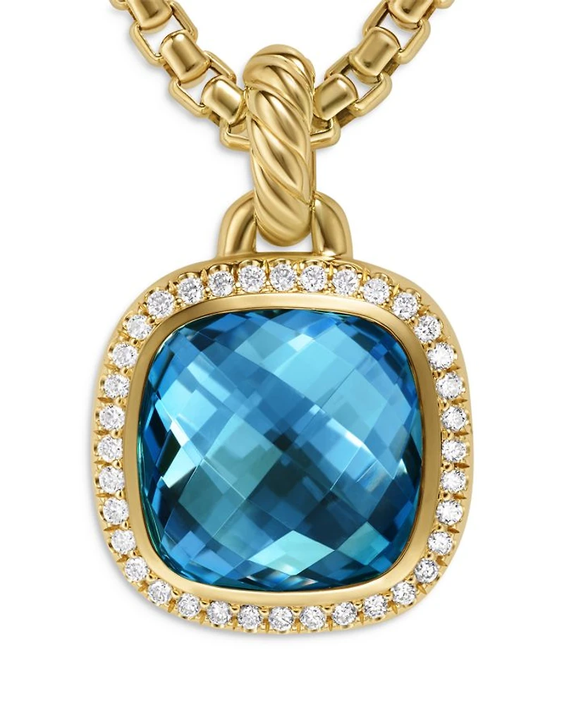 Albion® Pendant 18K Yellow Gold with Gemstones and Diamonds