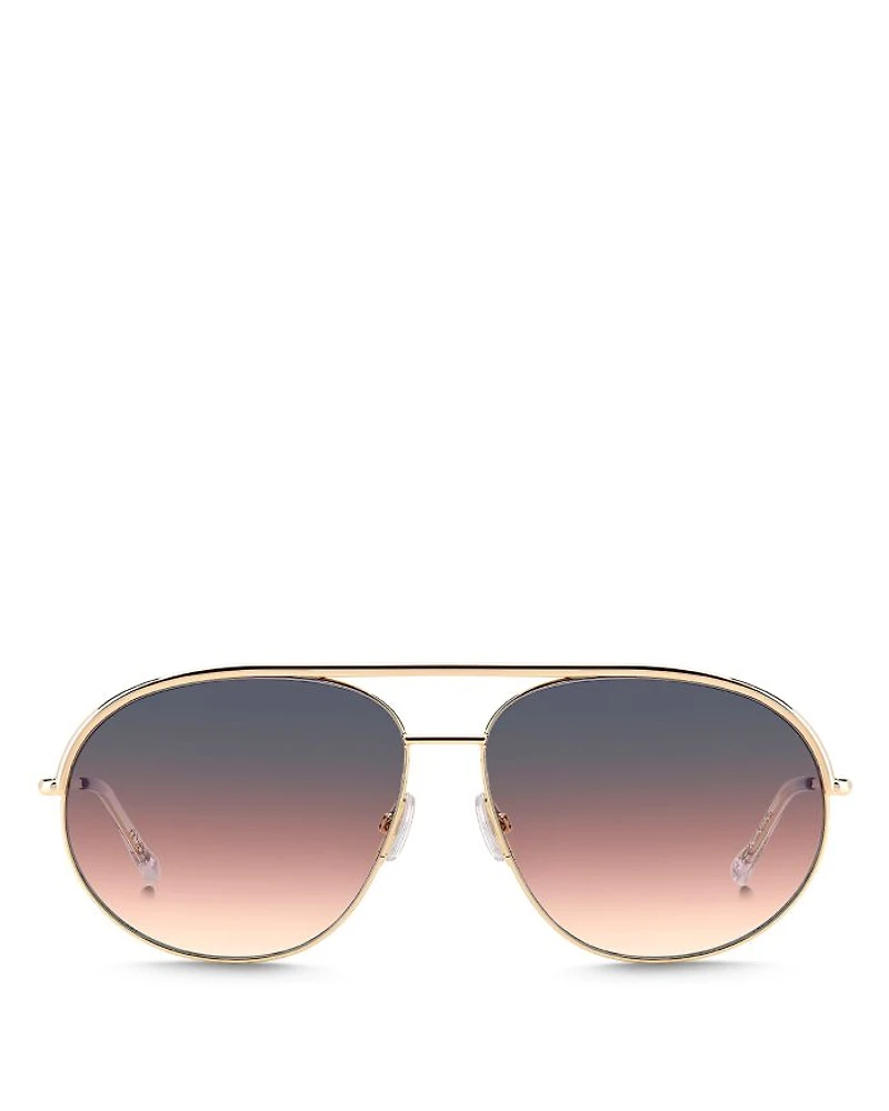 The In Love Rectangle Sunglasses, 59mm