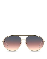 The In Love Rectangle Sunglasses, 59mm