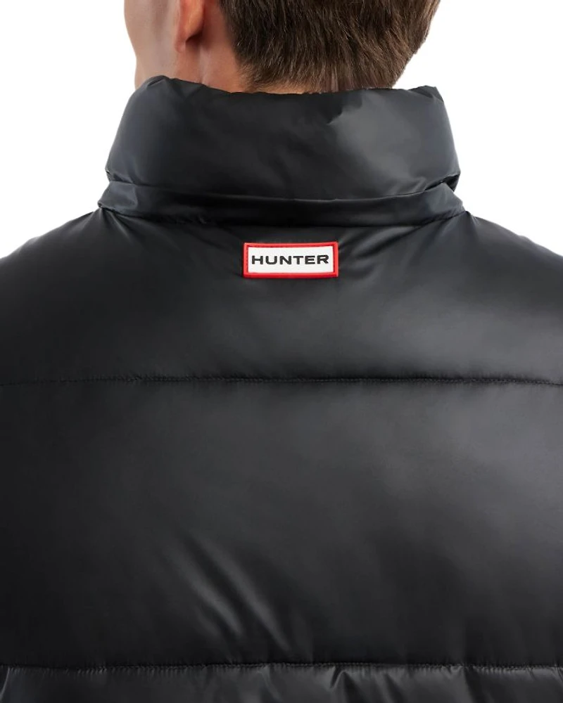 Chiswell Nylon Quilted Removable Hood Full Zip Puffer Vest