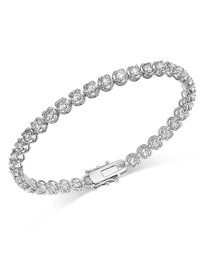 Bloomingdale's Fine Collection Crown Set Diamond Tennis Bracelet
