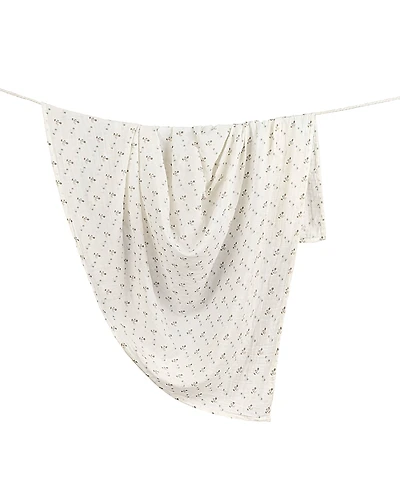 Crane Baby Poppy Single Swaddle Blanket