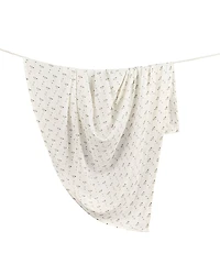 Crane Baby Poppy Single Swaddle Blanket