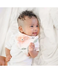 Parker Floral Muslin Bib Set, 3 Pack - Ages 0-36 Months