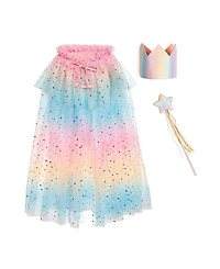 Sweet Wink Girls' Pastel Rainbow Dress Up Kit - Little Kid