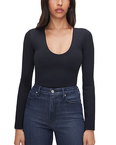 Good American Scoop Neck Bodysuit