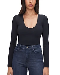 Good American Scoop Neck Bodysuit