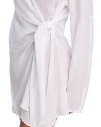 Wrap Shirt Dress Swim Cover-Up - Exclusive