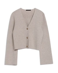 Chelsea Wool & Cashmere V Neck Cardigan