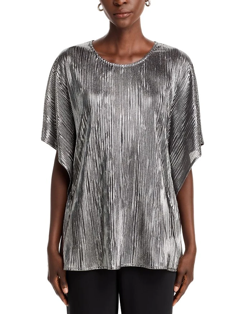 Plissé Caftan Top
