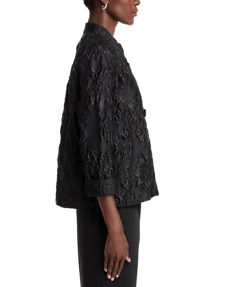 Shimmer Cloqué Boxy Jacket