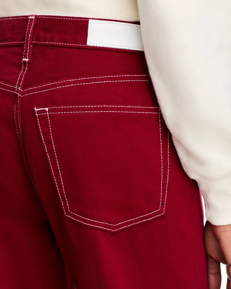 The Standard High Rise Straight Jeans Currant