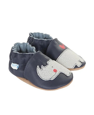 Robeez Boys' Friends Wrap Around Soft Soles Shoes - Baby