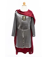 Silver Tone Knight with Cape Costume - Ages 5-6 Years