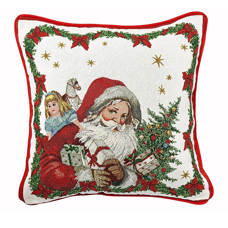 Villeroy & Boch Toy's Fantasy Square Pillow: Santa