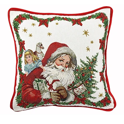 Villeroy & Boch Toy's Fantasy Square Pillow: Santa