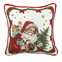 Villeroy & Boch Toy's Fantasy Square Pillow: Santa