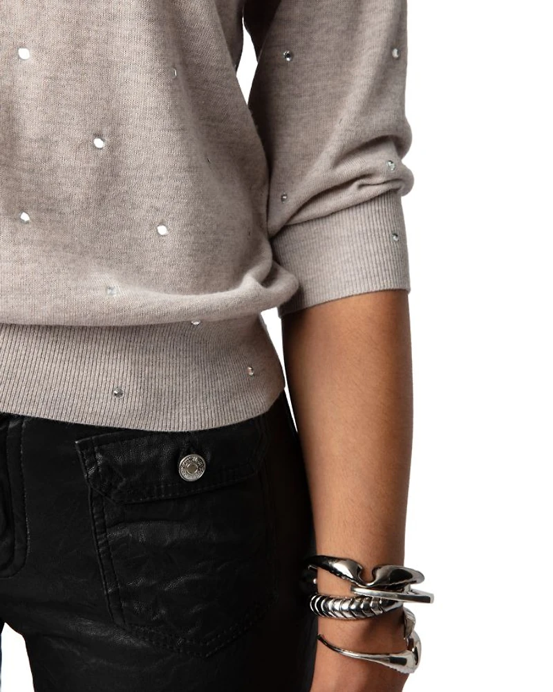 Kandy Merino Wool Crystal Sweater