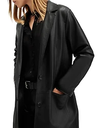 Aire Leather Coat