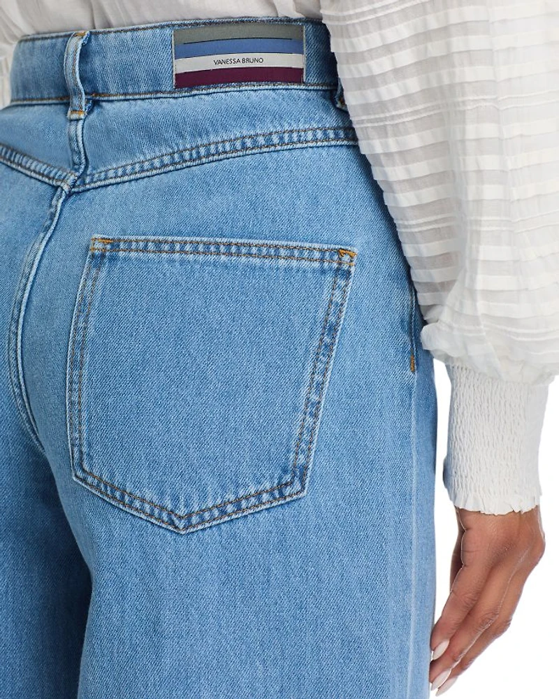 Bilbao High Rise Wide Leg Jeans Royal