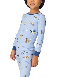 Unisex Festival Of Lights Long Sleeve Pajama Set - Little Kid, Big Kid