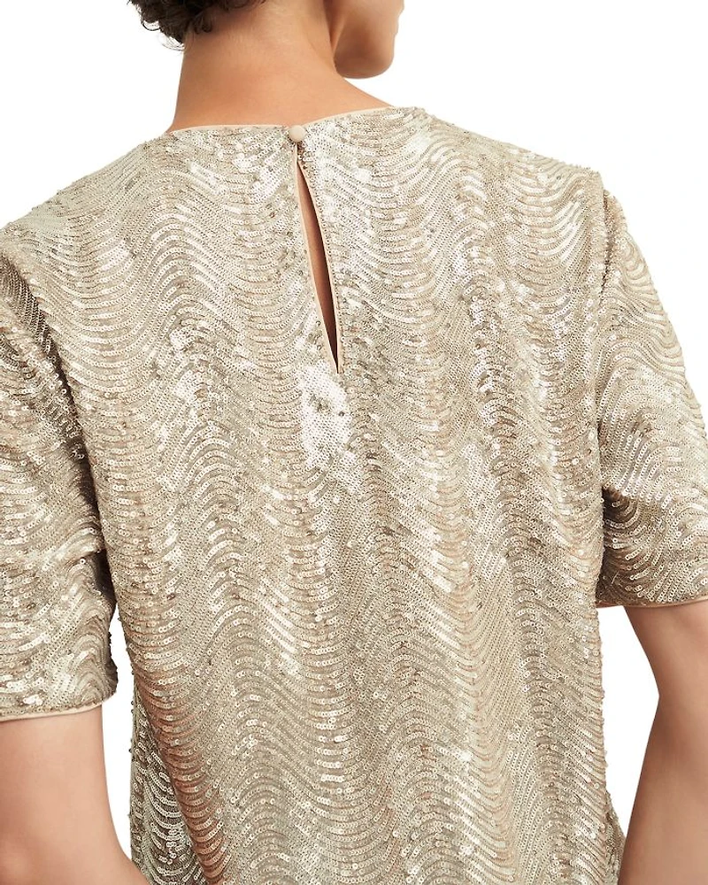 Marlowe Limited Sequined Top