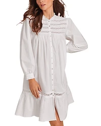 Eileen West Short Long Sleeve Ballet Nightgown Robe