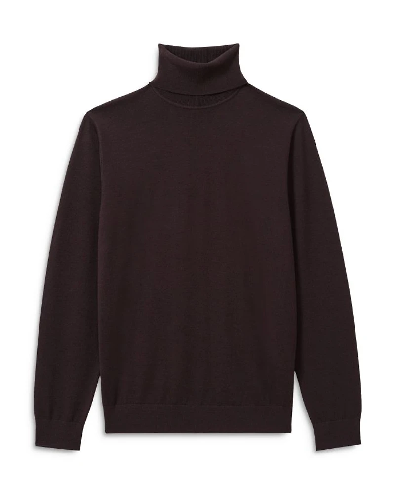 Caine Wool Slim Fit Turtleneck Sweater