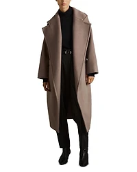 Bridget Wool-Blend Blindseam Coat