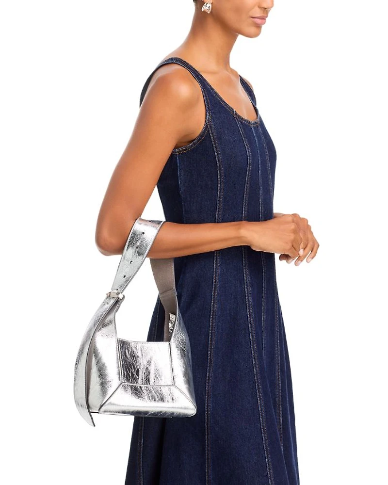Diamond Small Leather Shoulder Bag