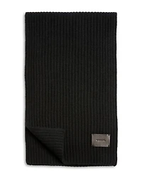 Ribbed knit Cashmere Scarf