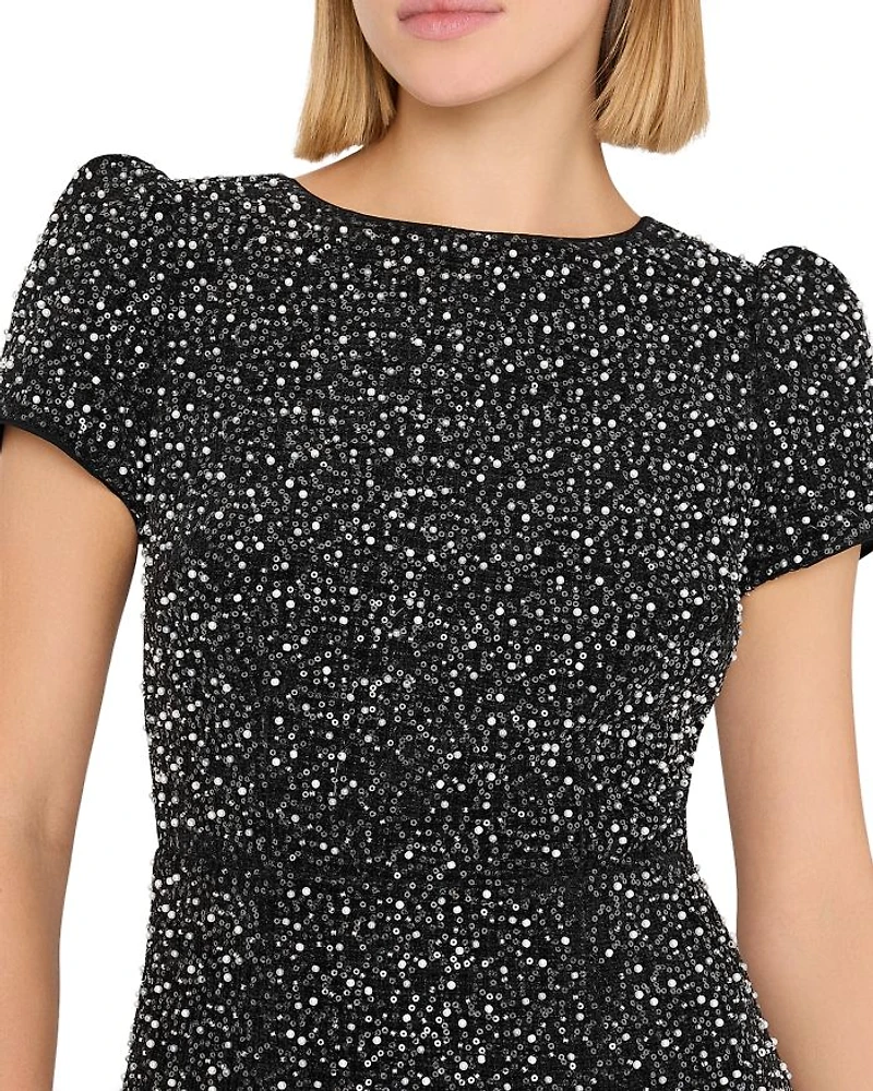Rowen Beaded Mini Dress