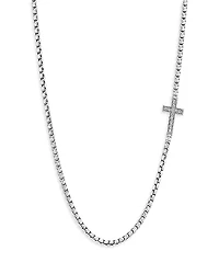 Men's Cross Station Necklace
