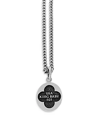 Saint Christopher Pendant Necklace, 24"