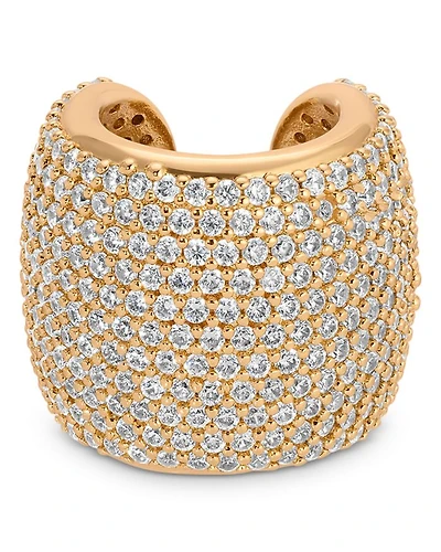 Crystal Statement Single Chunky Ear Cuff
