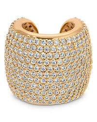 Crystal Statement Single Chunky Ear Cuff