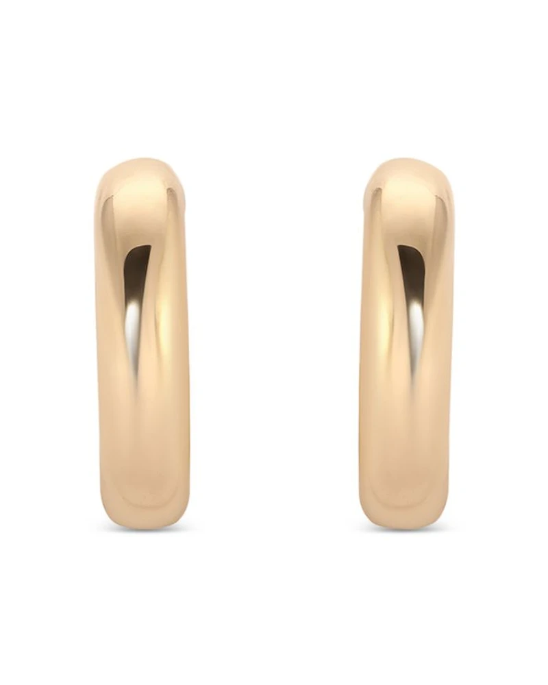 Small Thick Classic Hoop Earrings
