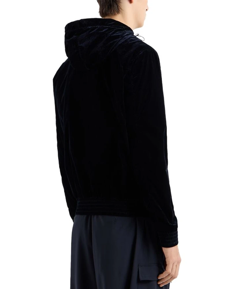 Flocked Nylon Jacket