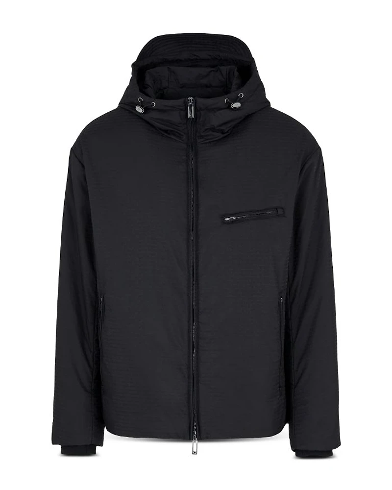 Hooded Blouson Jacket